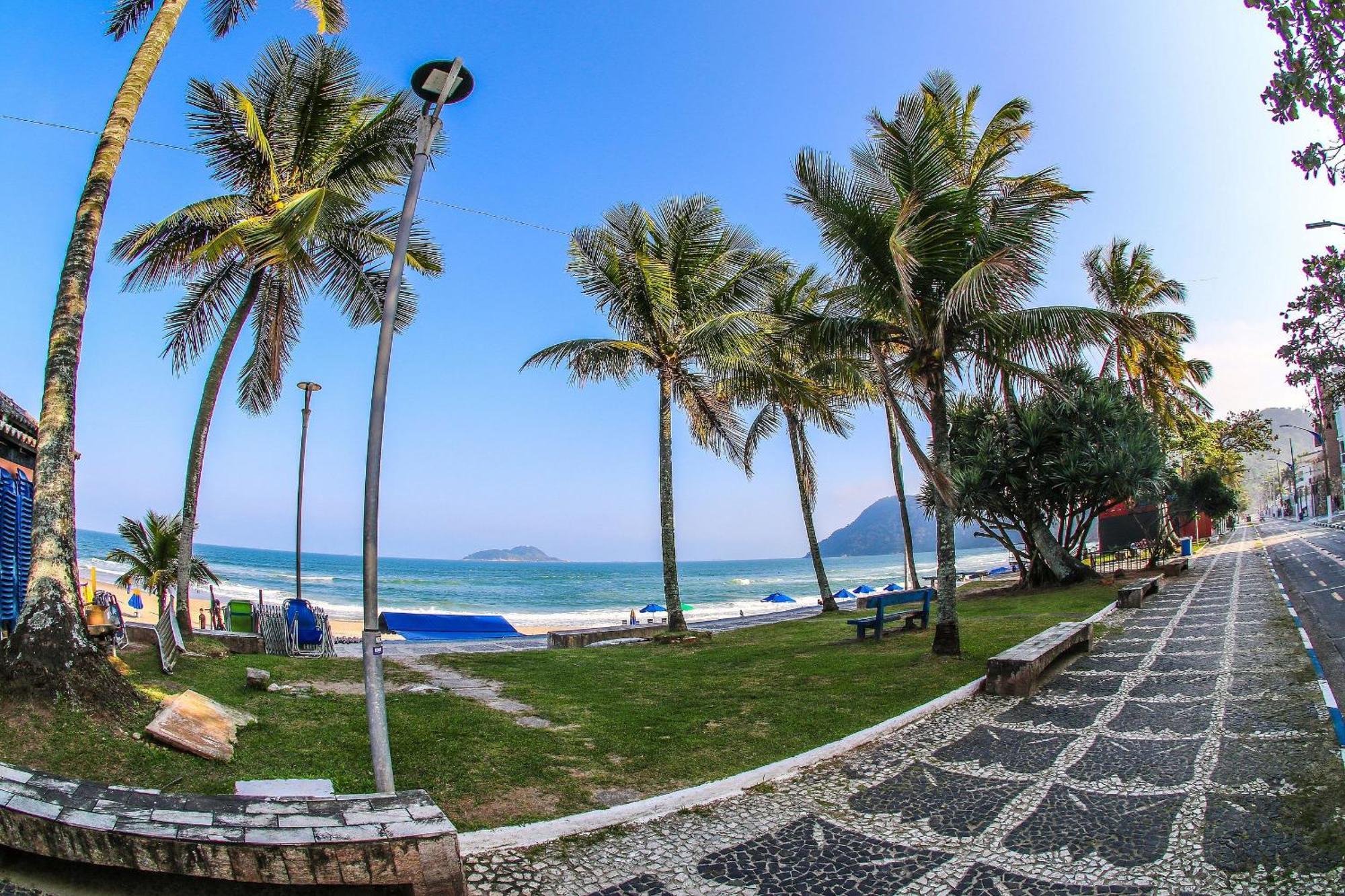 5E-Pe Na Areia Da Praia Do Tombo, 2 Quartos, Ar Cond, 2 Banheiros,2 Vagas+Roupas De Cama 瓜鲁雅 外观 照片