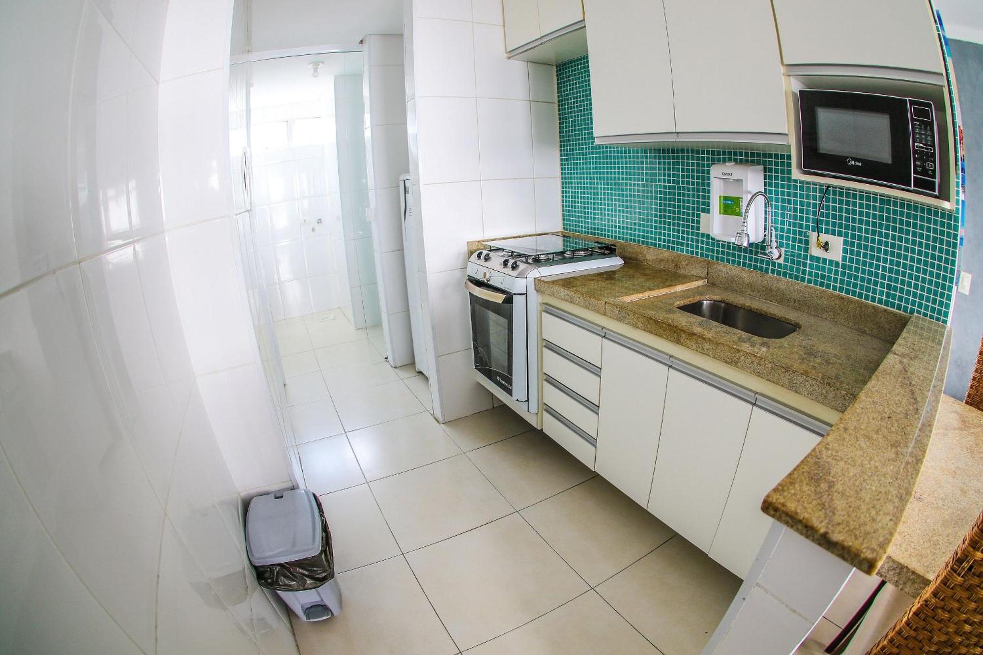 5E-Pe Na Areia Da Praia Do Tombo, 2 Quartos, Ar Cond, 2 Banheiros,2 Vagas+Roupas De Cama 瓜鲁雅 外观 照片