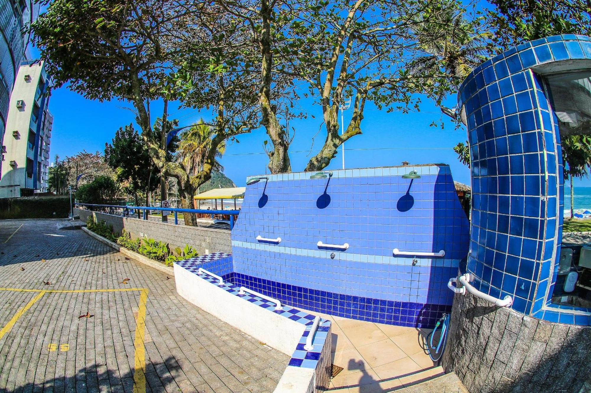 5E-Pe Na Areia Da Praia Do Tombo, 2 Quartos, Ar Cond, 2 Banheiros,2 Vagas+Roupas De Cama 瓜鲁雅 外观 照片