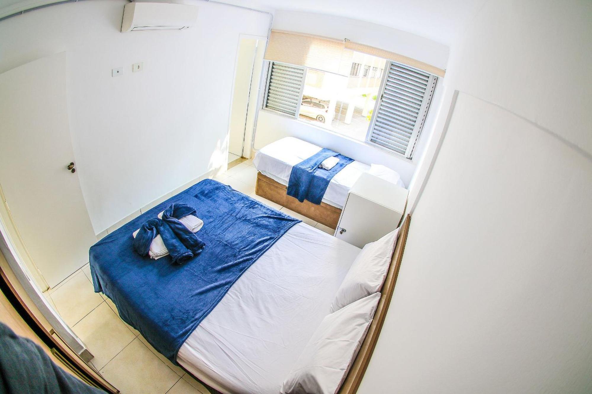 5E-Pe Na Areia Da Praia Do Tombo, 2 Quartos, Ar Cond, 2 Banheiros,2 Vagas+Roupas De Cama 瓜鲁雅 外观 照片