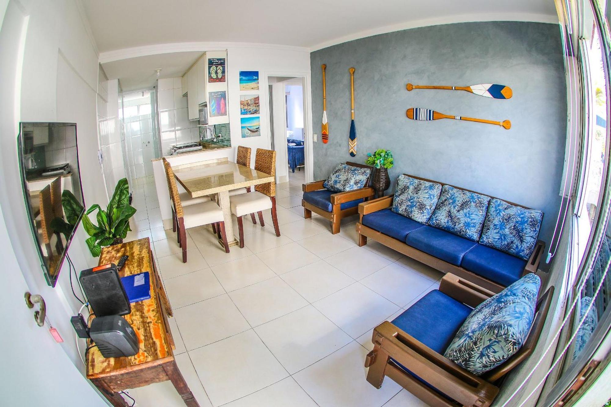 5E-Pe Na Areia Da Praia Do Tombo, 2 Quartos, Ar Cond, 2 Banheiros,2 Vagas+Roupas De Cama 瓜鲁雅 外观 照片